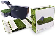 Les kits d'échantillons de gazon synthétique Azurio