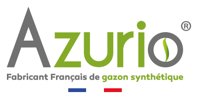 Logo Azurio, fabricant français de gazon synthétique