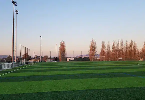 Le gazon synthétique pour le football 1 Photo de terrain de foot en gazon synthétique