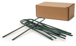Illustration du produit Agrafes de fixation pour gazon synthétique – Vertes